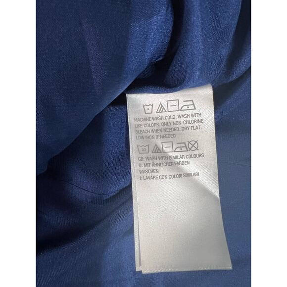 QVC Dennis Basso Ponte Knit Lined Blazer With Pockets NWT ROYAL SIZE 10 - Picture 7 of 10